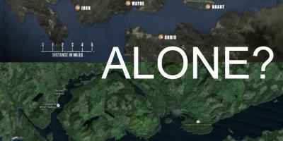 Mapa de vancouver island só