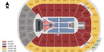 Rogers arena vancouver asentos mapa