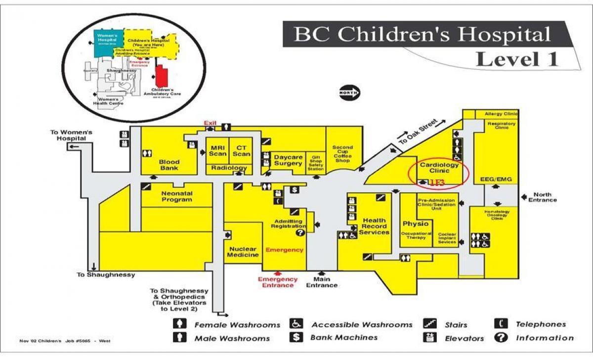 mapa de ac hospital infantil