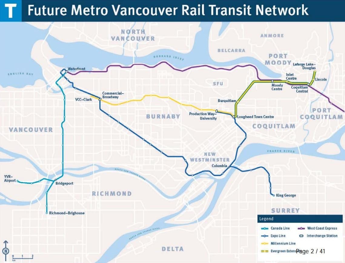 milenio liña skytrain mapa