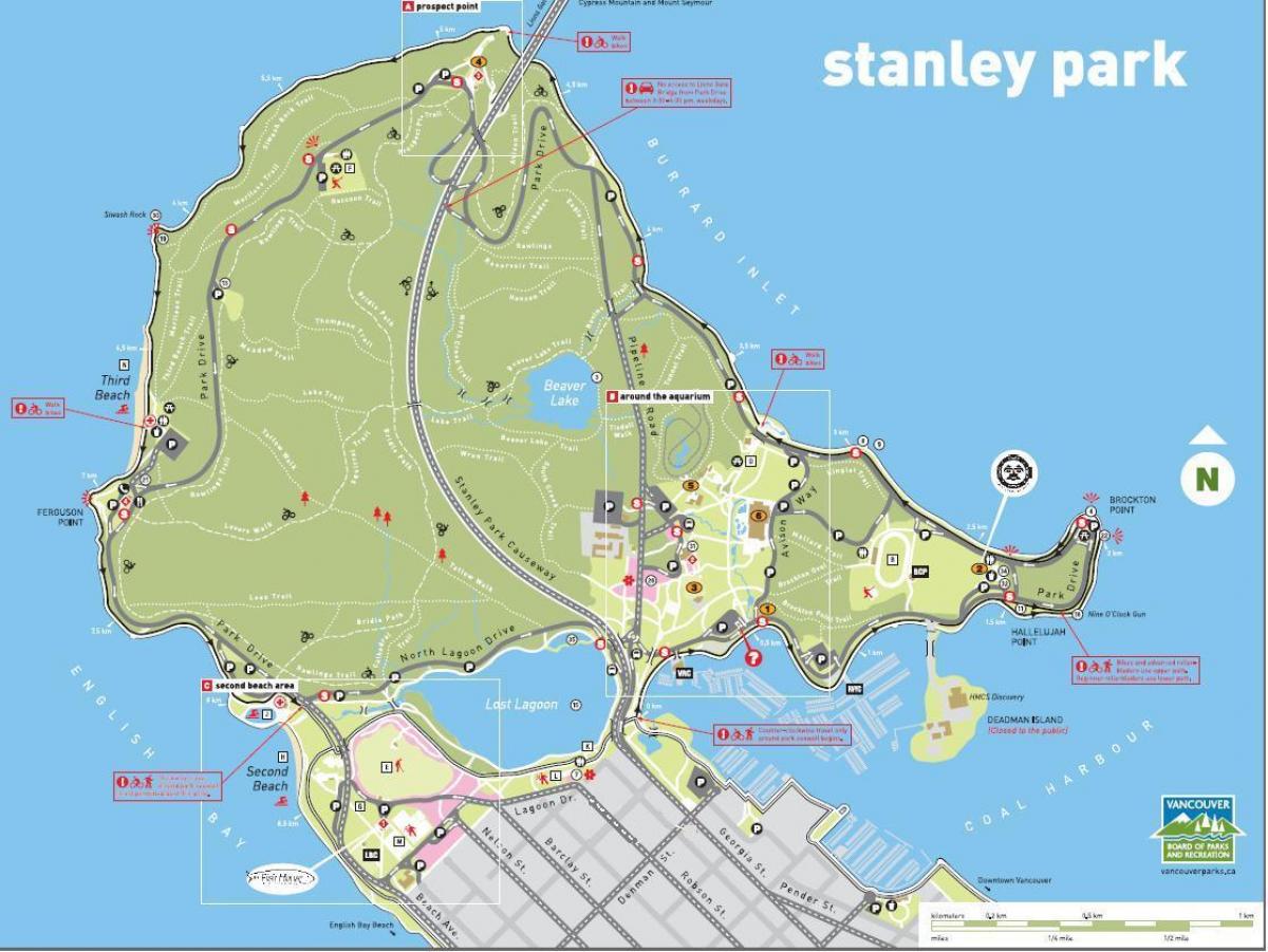 stanley park ac mapa