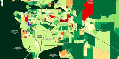 Mapa de vancouver demografía