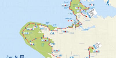 Mapa de vancouver maratón